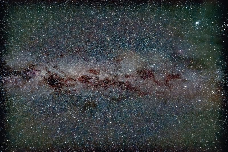 млечный путь, ночь, звезды, северное сияние, milki way, stars, aurora, night, space, deepspace, космос, планеты, planets  фото превью