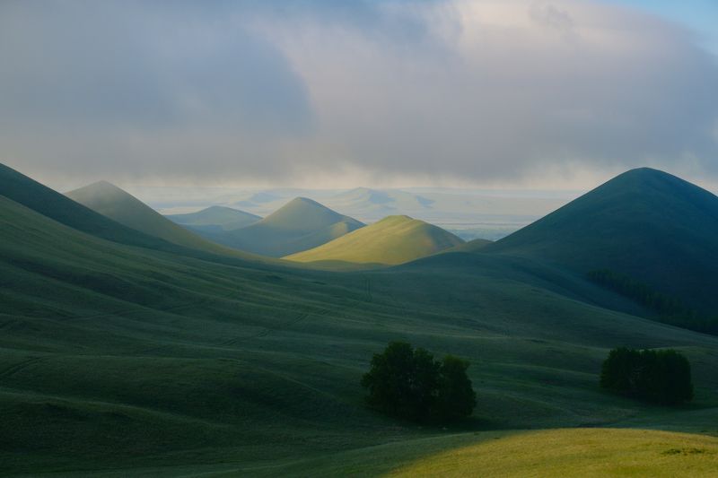 Рассвет в Долгих горах фото превью