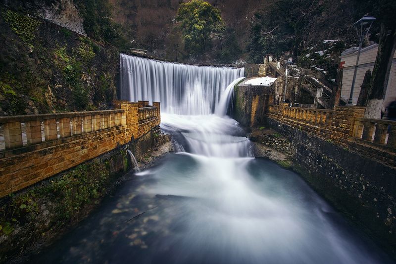 Абхазия, Афон, Водопад, Гэс Новоафонская гэс фото превью