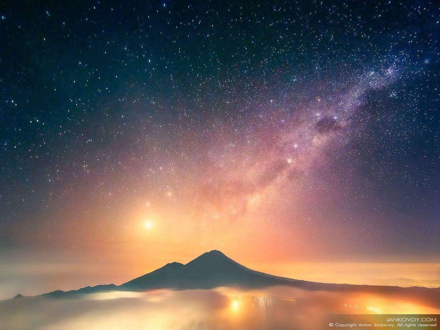 Indonesia, Bali, volcano, mountain, night, stars, travel, landscape, hills, Batur, hiking, Asia, island, Venus, Saturn, constellation,  Индонезия, Бали, Батур,горы, вулкан, ночь, звезды, пейзаж, Азия, Венера, Сатурн, созвездие, , Антон Янковой (www.photo-travel.com)