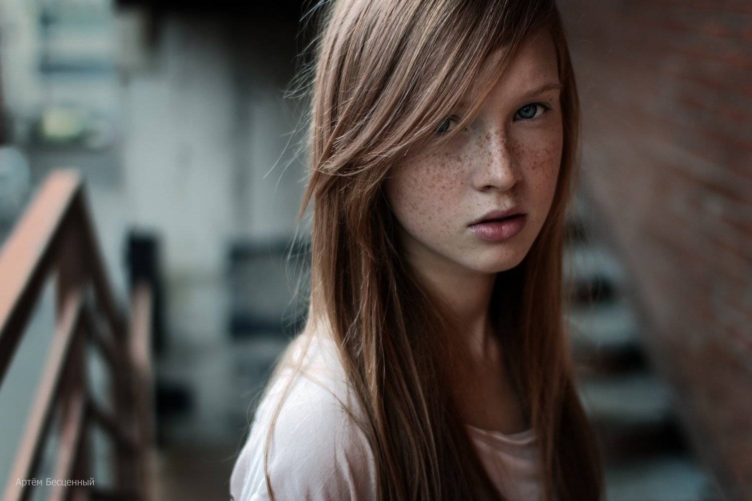 портрет, лестница, Бесценный Артём