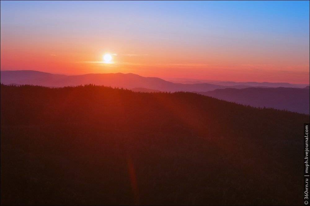 адыгея, хребет, пейзаж, рассвет, Андрей Кирнов