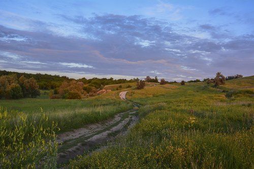 уходя коснулось солнце...