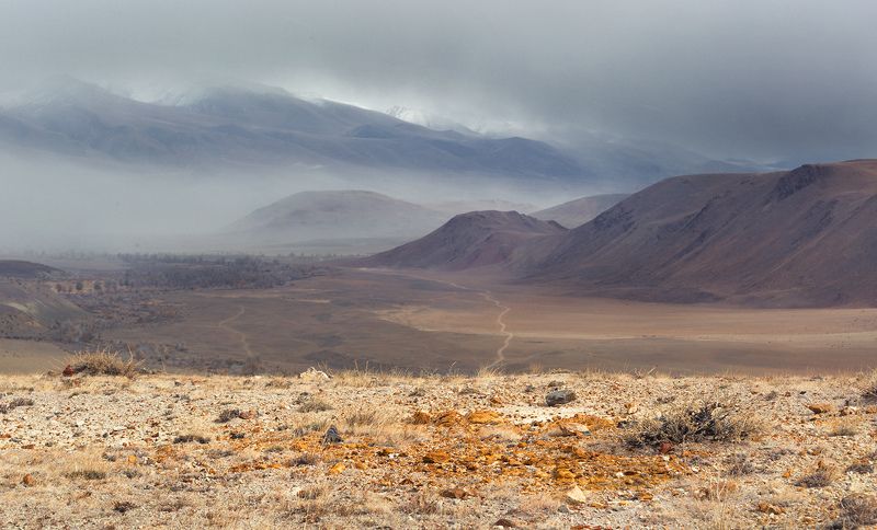 алтай Непогода в ущелье Кызылчин фото превью