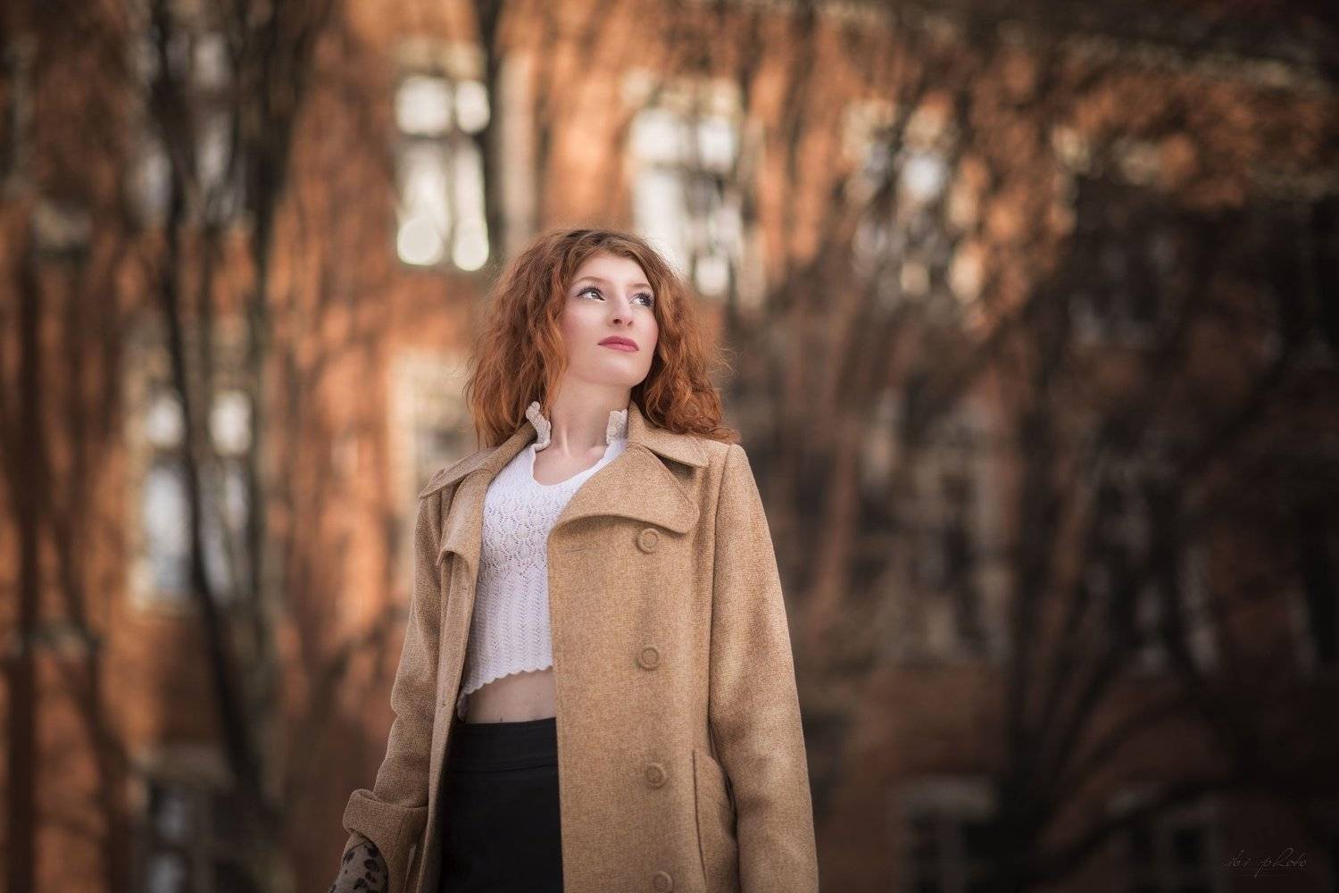 Autumn, City, Portrait, Woman, Izabela Bilinska