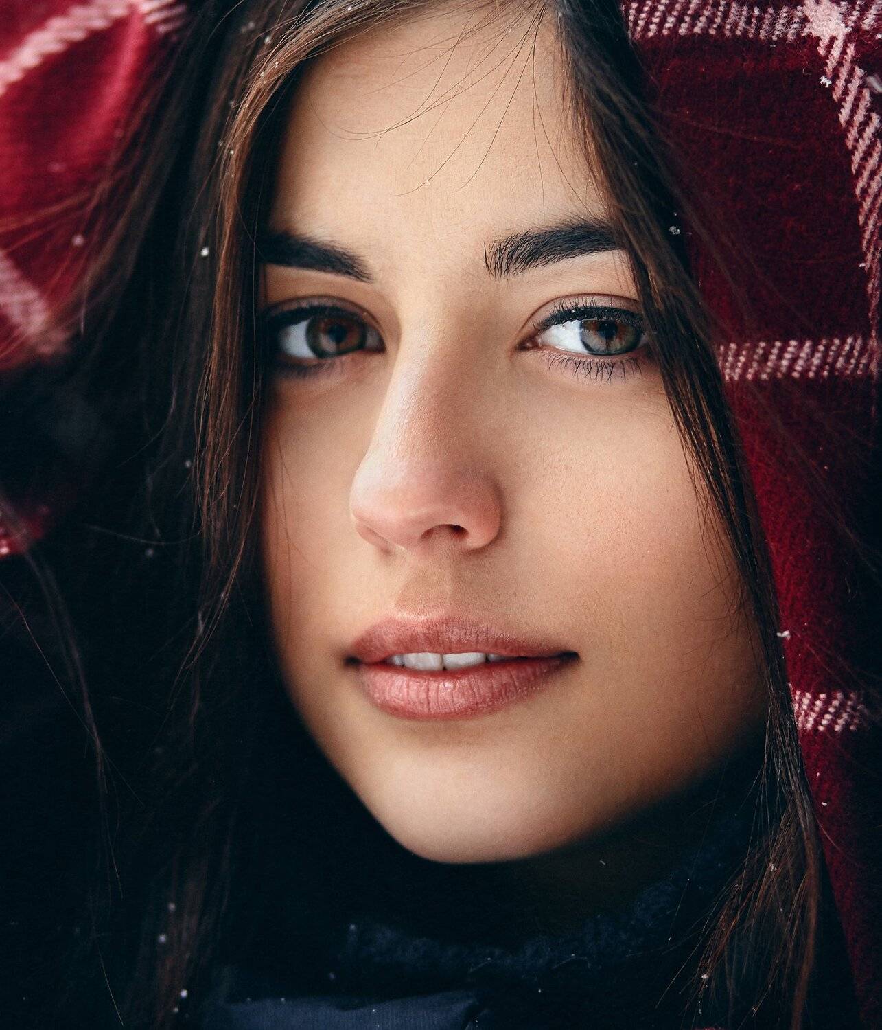 Крупный план, Портрет, Портрет девушки, Цвелёв Дмитрий