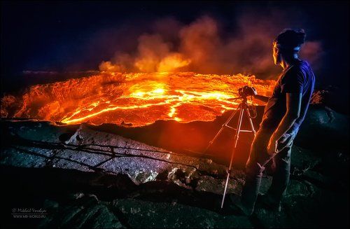 На карю вулкана...