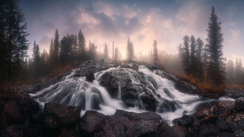 Туманный рассвет фото превью