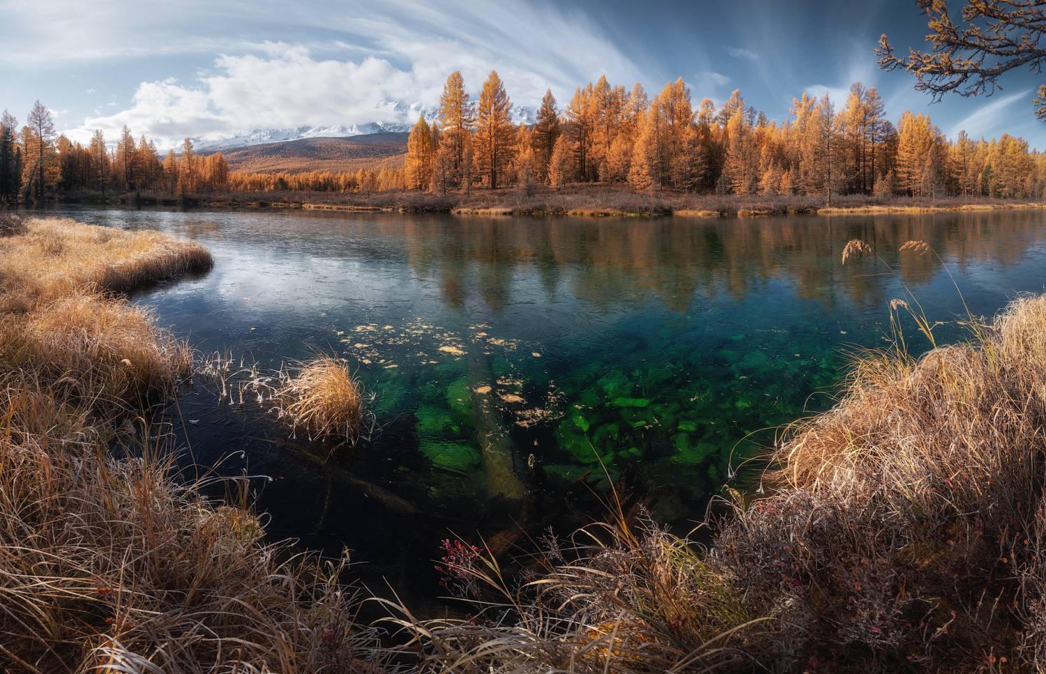 алтай, горный алтай, пейзажи алтая, улаганский район, горное озеро, озеро, золотая осень, горы, осенний алтай, горная тайга, Рубан Елена