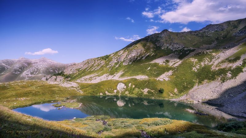 архыз, озеро, кчр, горы, горный, туризм ... и голубыми глазами озёр... фото превью