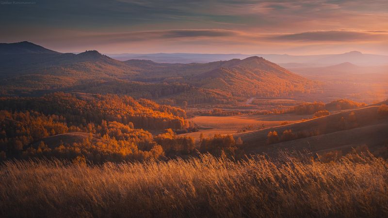 башкортостан, южный урал, золотая осень Сиялкыр фото превью