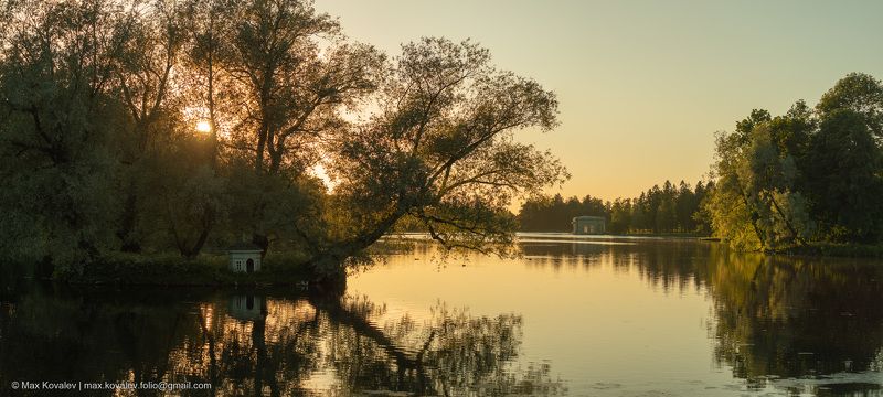 gatchina, leningrad region, russia, island, nature, panorama, schwan, summer, sunset, swan, белое озеро в гатчине, венеры павильон, гатчина, дворцовый парк в гатчине, ленинградская область, россия, закат, лебяжий, лето, остров, панорама, природа Закат в Гатчине с видом на павильон Венеры фото превью
