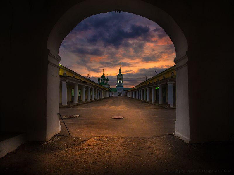 Осенний вечер фото превью