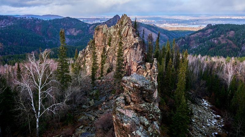 красноярские столбы, красноярск, горы  фото превью