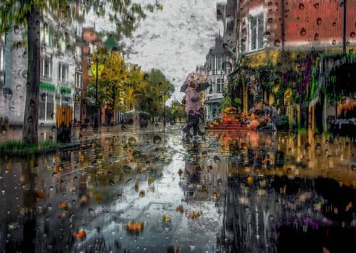 Осень, дождь.