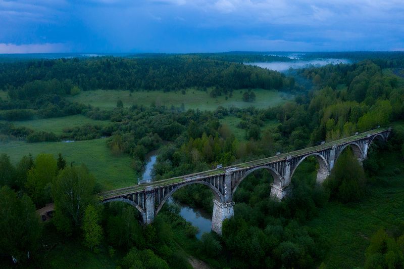 пейзаж, мост, виадук Старый мост фото превью