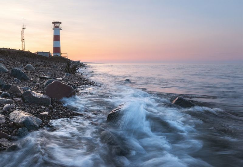 Рассвет на Белом море фото превью