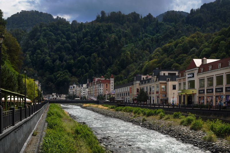 Роза Хутор ,р.Мзымта. фото превью