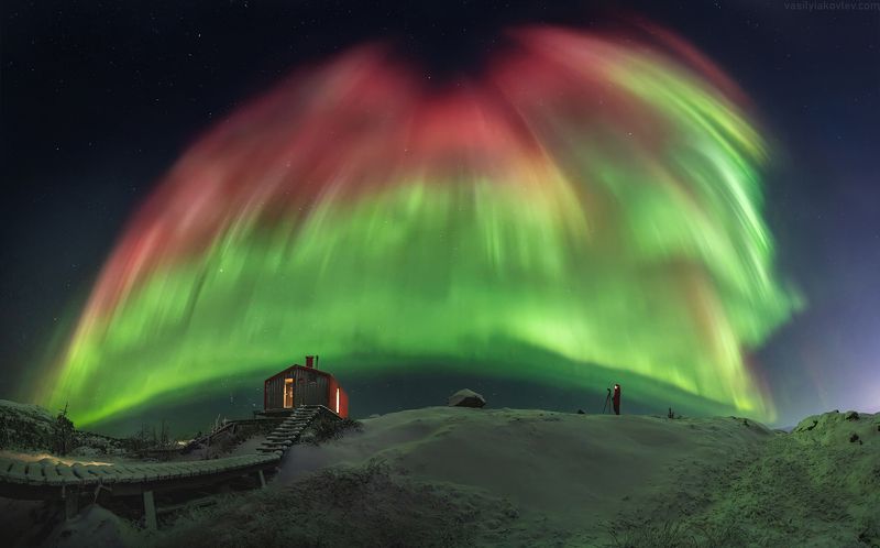 кольский, фототур, яковлевфототур, кандалакша, волосяная, териберка, мурманск, северноесияние, сияние Магия Заполярья фото превью