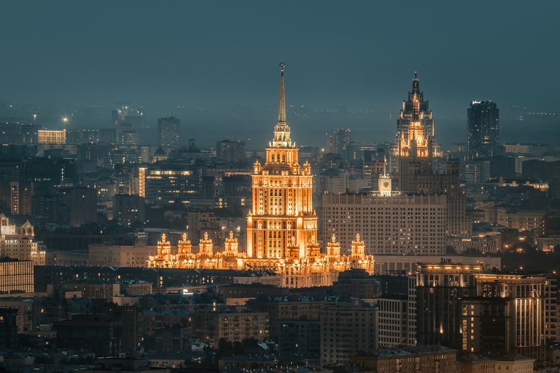 москва, архитектура, городской пейзаж, гостиница украина, moscow  фото превью