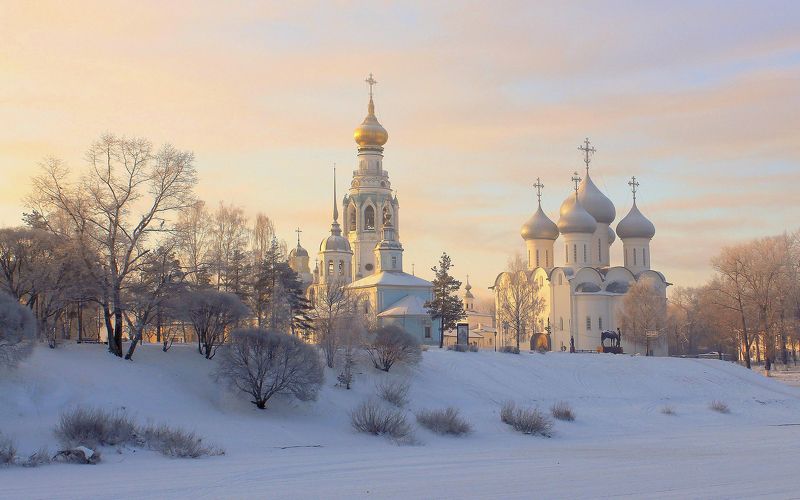вологда, зима, снег, храм, церковь, мороз Зима скоро фото превью