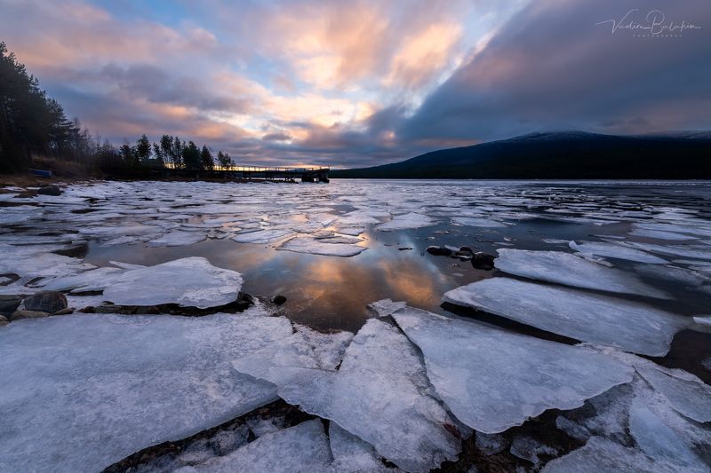Рассвет на Колвицкой Губе фото превью