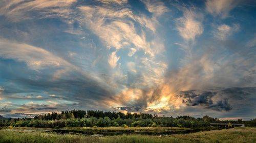 На закате дня