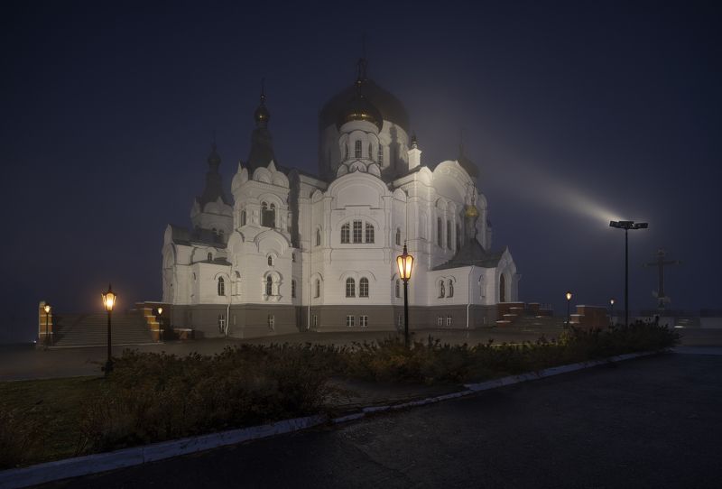 белая гора, белогорье, пермский край, урал Ненастный вечер на Белой горе фото превью
