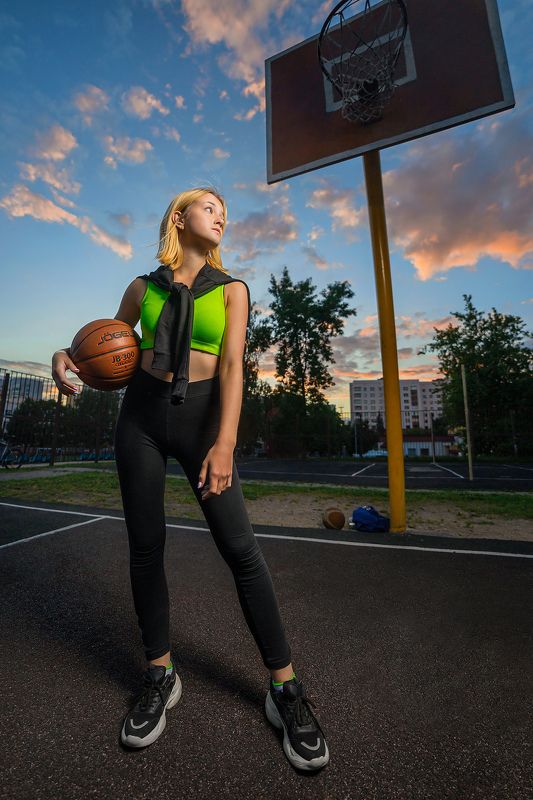 баскетбол, портрет, девушка, спорт Анна фото превью