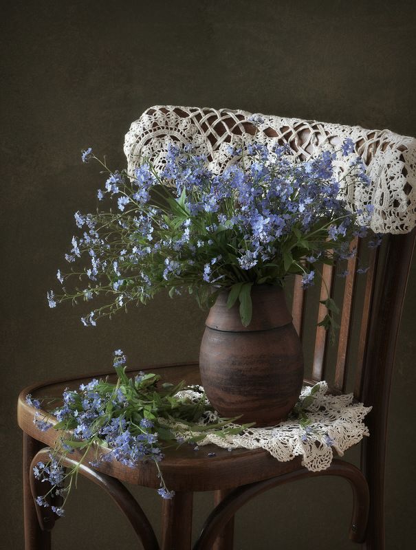 сергей алексеев, натюрморт Незабудки фото превью