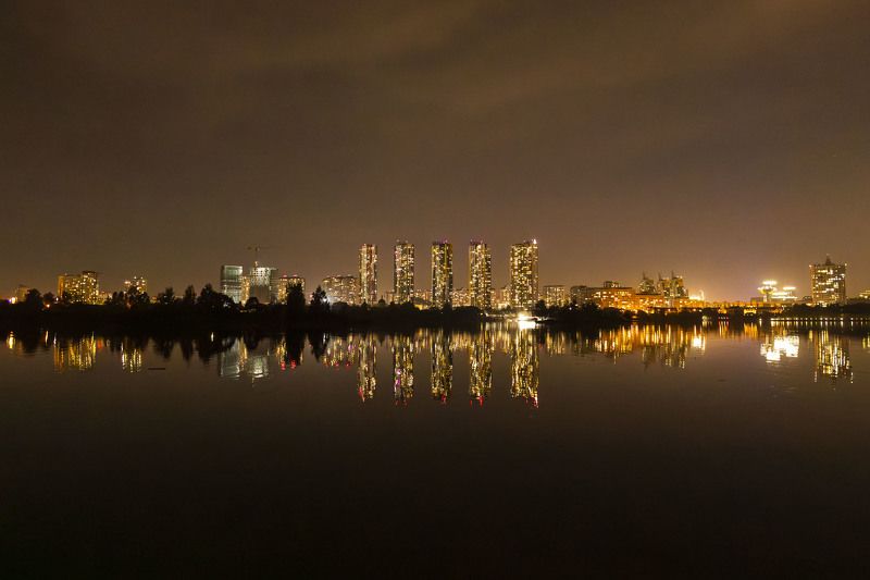 Вид на Москву реку со стороны Мякининской поймы. фото превью