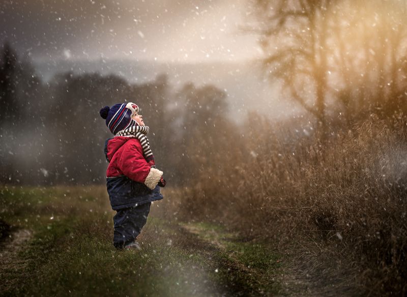 child,children photography,portrait, fotograf olsztyn, Waiting fot winter фото превью