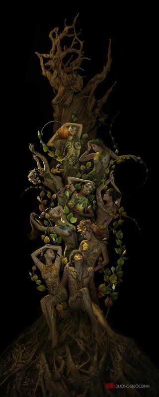 Painting body art by Duong Quoc Dinh фото превью