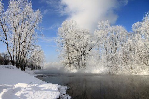 Январское кружево