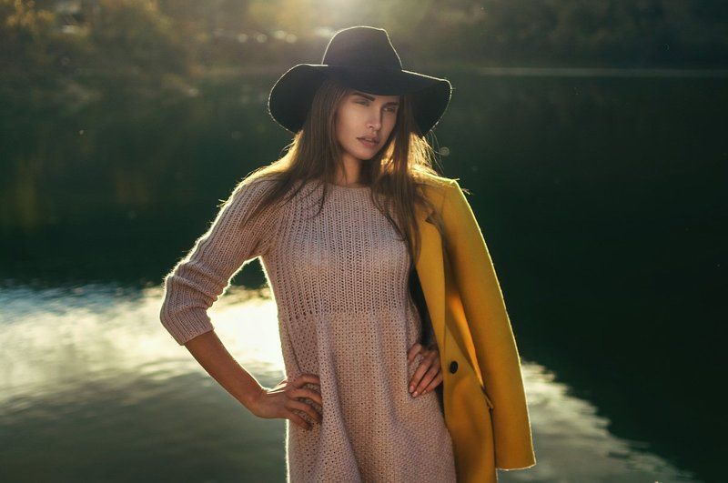 Евгений Иванов, people, portrait, девушка, шляпа, hat, портрет *** фото превью