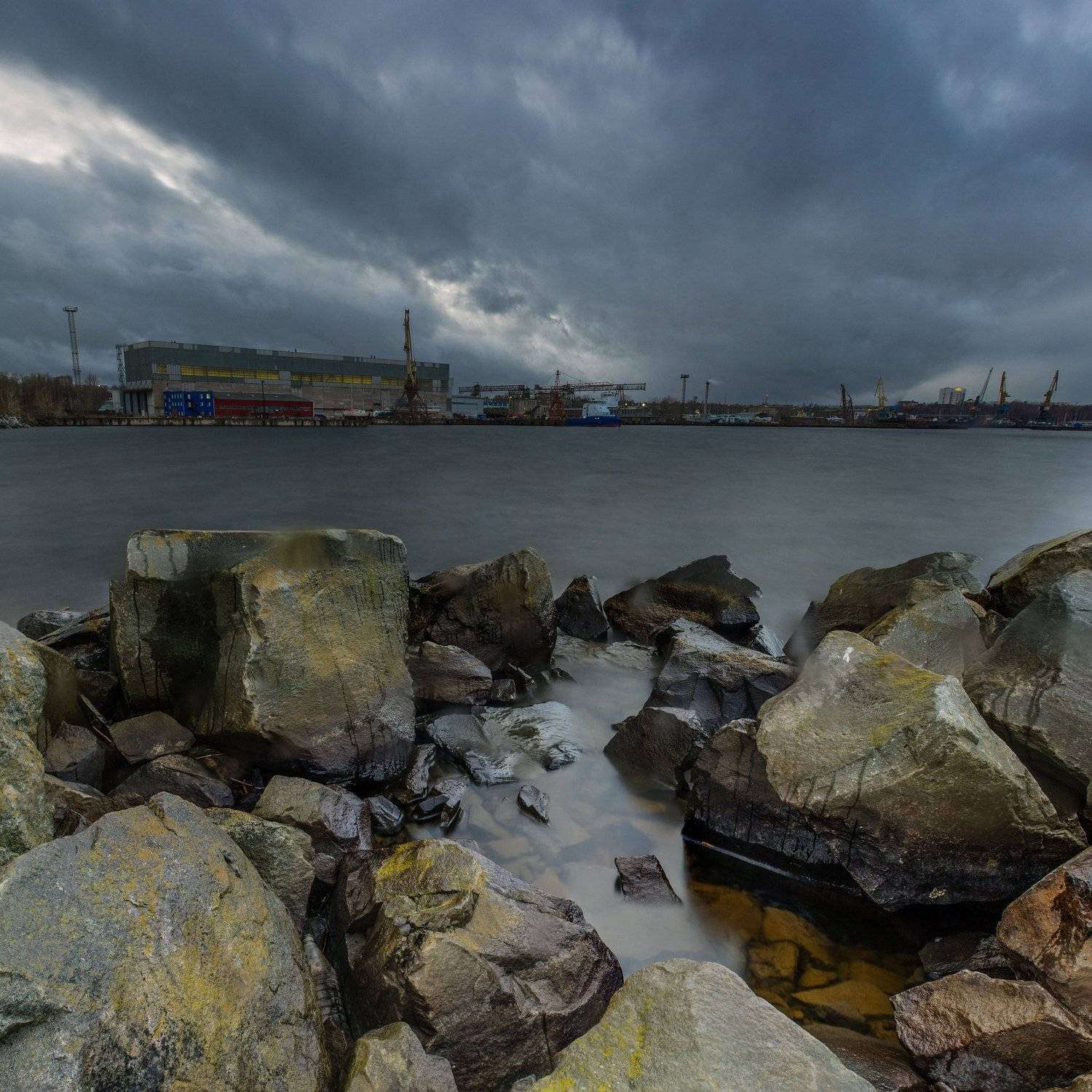 Вола, небо, длительная экспозиция, город, тлен, Михаил Проскалов