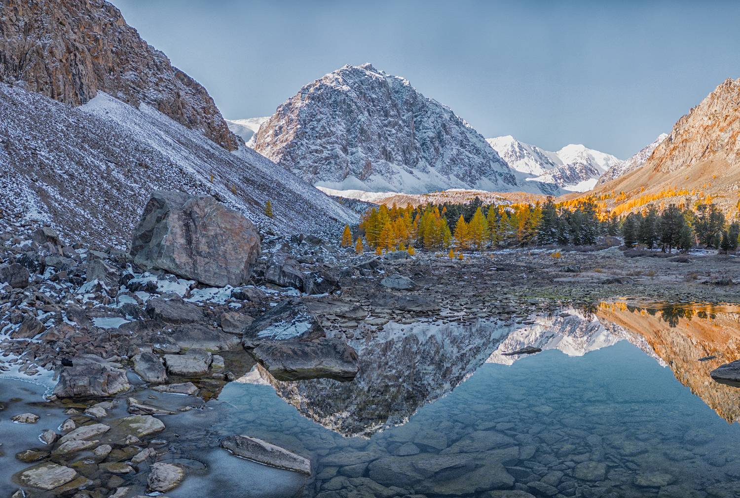 Алтай, Россия,Актру,осень,горы, пейзаж, Лариса Дука