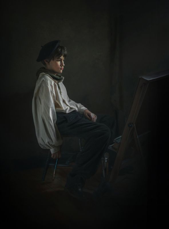 Юный художник фото превью