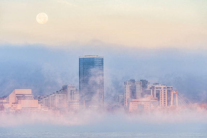 Утро над Енисеем фото превью