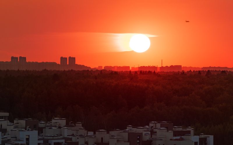 Шереметьево. Закат фото превью