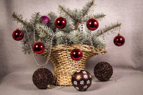 Новогодние натюрморты