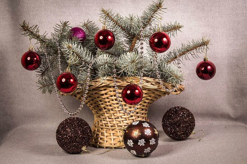 натюрморт, новый год, елка, праздник Новогодние натюрморты фото превью