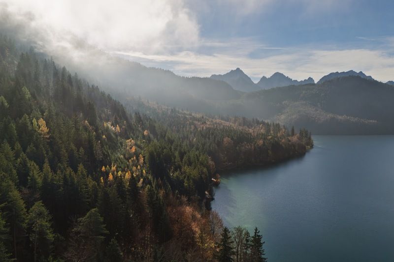 Горное озеро фото превью