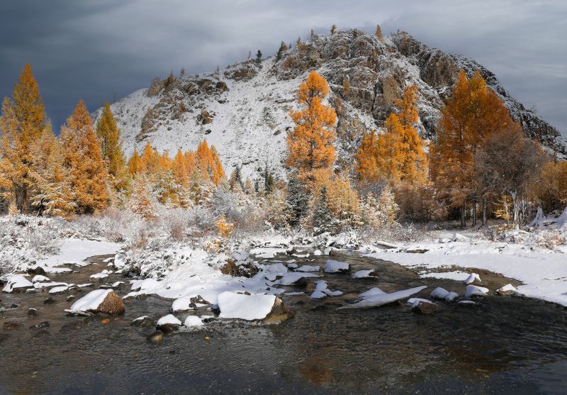 Первый снег фото превью