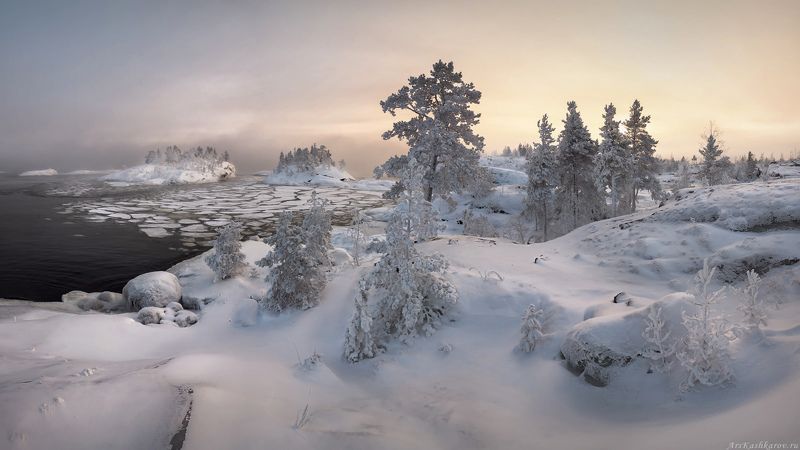 зимняя ладога, зимние шхеры, ладожские шхеры, зима в карелии, карельские пейзажи, \