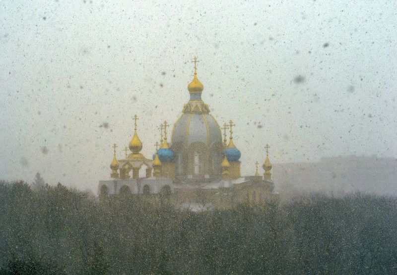 Снегопад фото превью