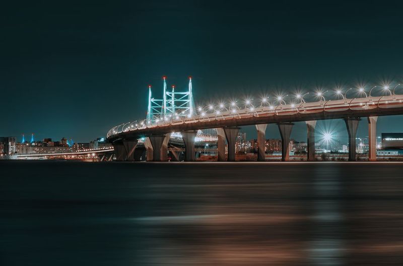 Огни ночного города фото превью