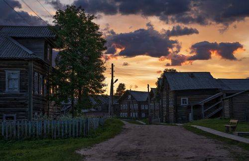 Поздний вечер в Кимже