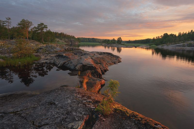 Рассвет на Ладоге фото превью