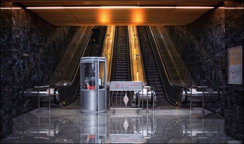 Эскалатор в метро